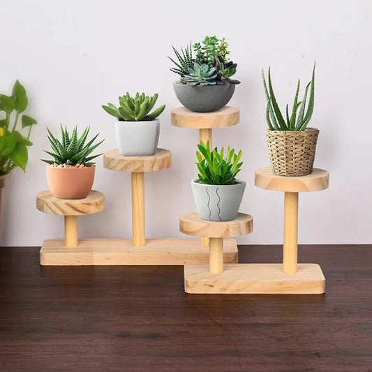 3 Tier Wooden Flower Pot Planter