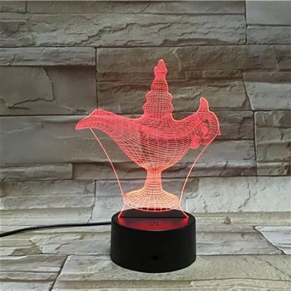 Aladdin 3D Illusion Lamp